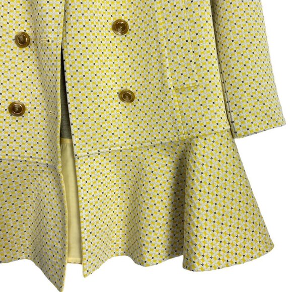 CAbi Hobnob Topper Yellow Coat Dress - Picture 2 of 13
